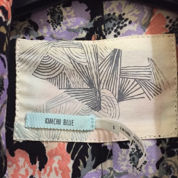Kimchi Blue floral blazer (sz s) - Picture 3 of 6